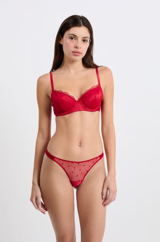 Soutien-gorge N.4 - Le coques fines details brodés;${refinementColor}
