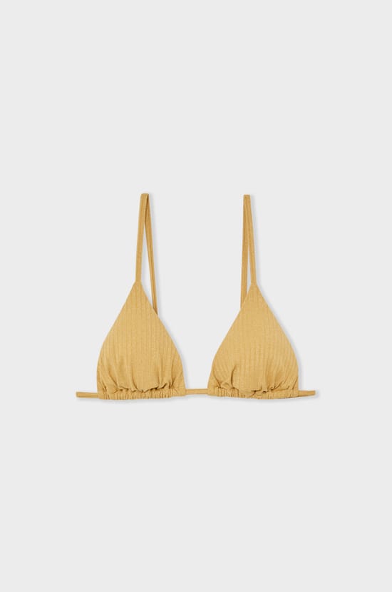 Iridescent Triangle Bikini Top;${refinementColor}