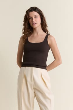 Camiseta sin mangas de algod&oacute;n;${refinementColor}