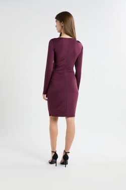 Fitted Short Dress;${refinementColor}