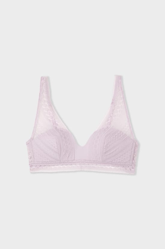 Sujetador bandeau foulard de encaje;${refinementColor}