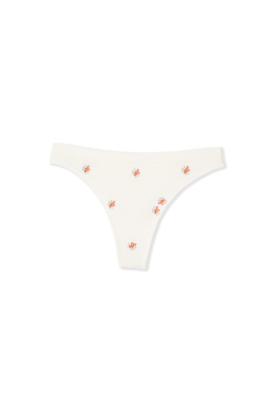 Cotton Thong;${refinementColor}