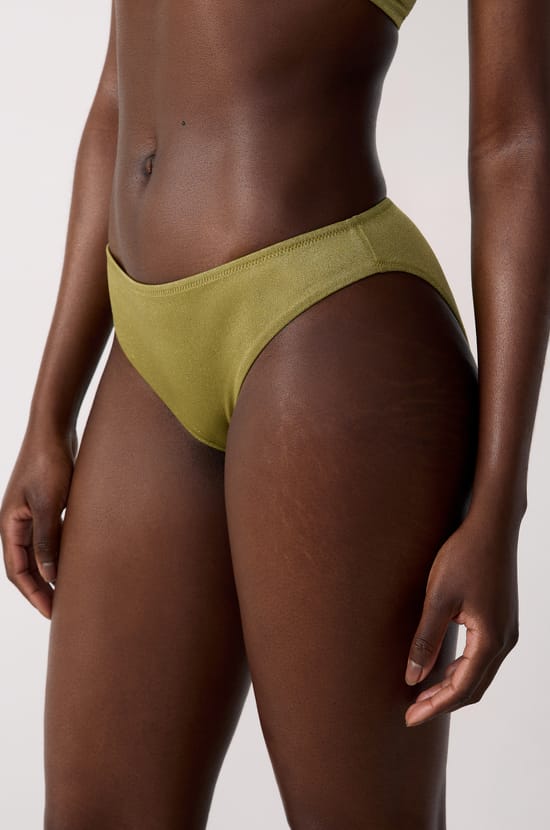 Culotte de bikini bas de maillot pailleté;${refinementColor}