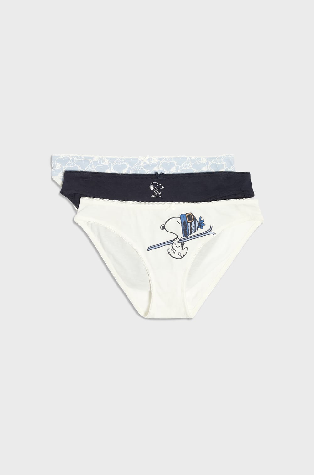 Pack of 3 Snoopy Peanuts™ Cotton Briefs;${refinementColor}