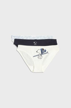 Pack of 3 Snoopy Peanuts™ Cotton Briefs;${refinementColor}
