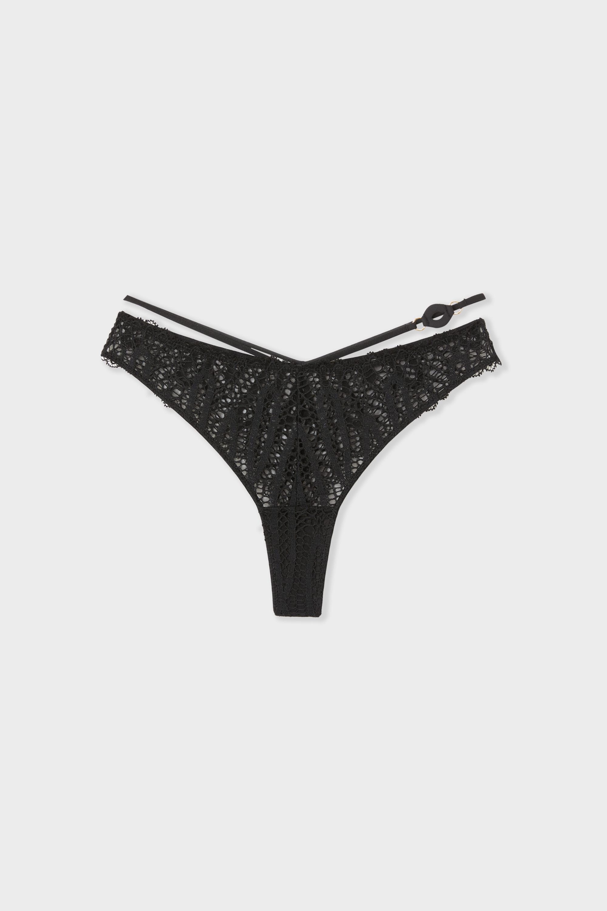 Lace Tanga - VIRTUOSE - NOIR - ETAM