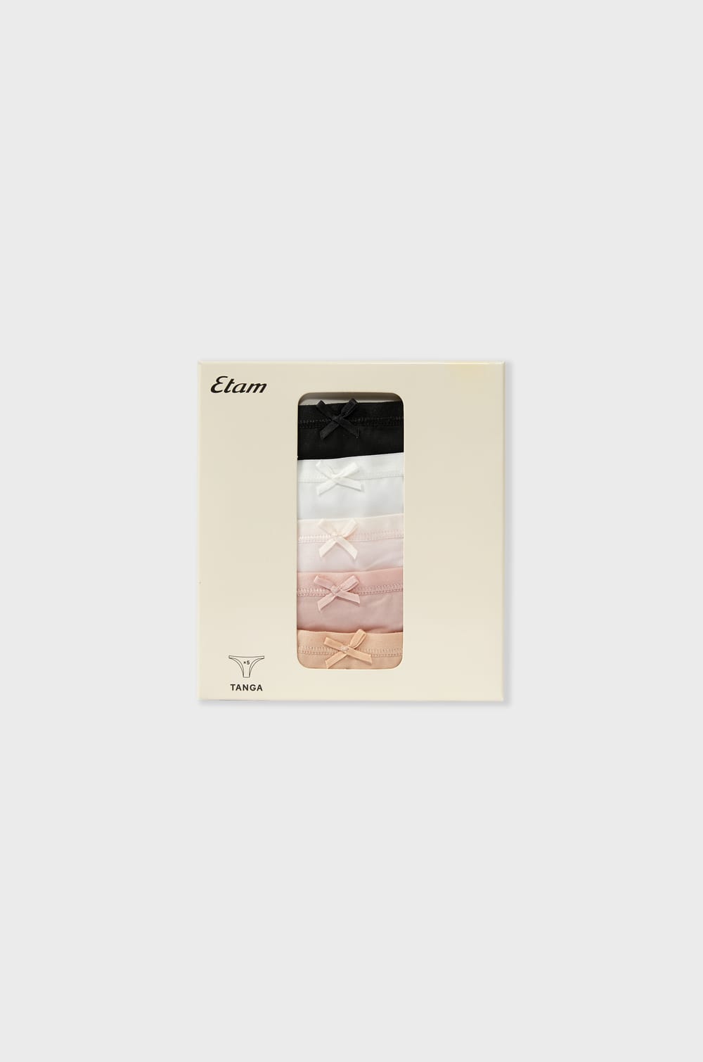 Lot de 5 tangas en microfibre;${refinementColor}