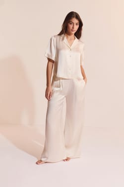 Pyjama-Hose aus Seide;${refinementColor}