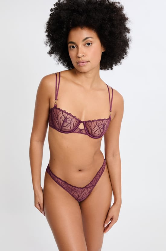 Soutien-gorge N.9 - Balconnet en broderie florale;${refinementColor}