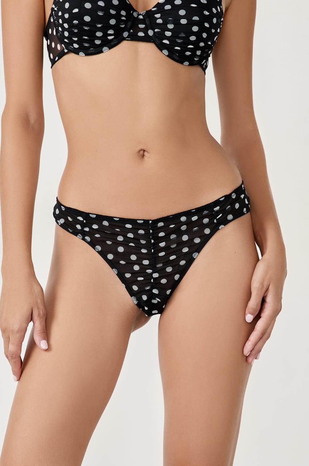 Polka Dot Tanga;${refinementColor}