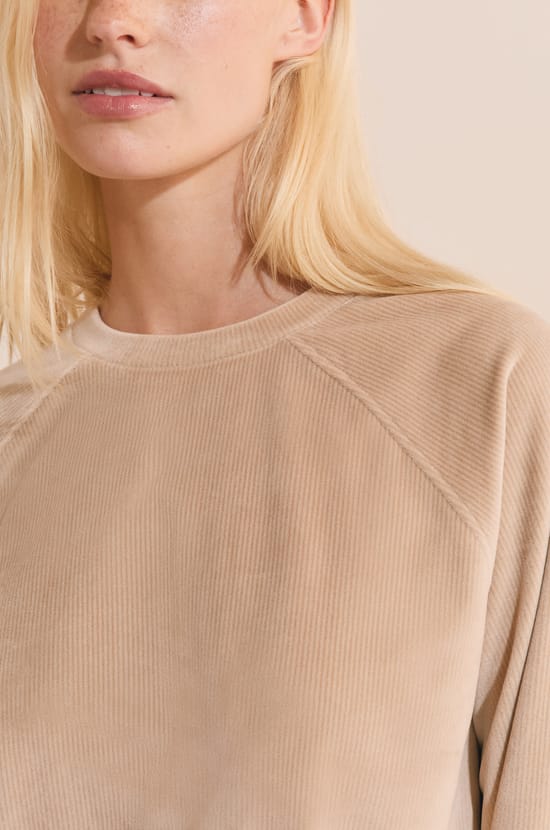 Sweatshirt de pyjama c&ocirc;tel&eacute;;${refinementColor}