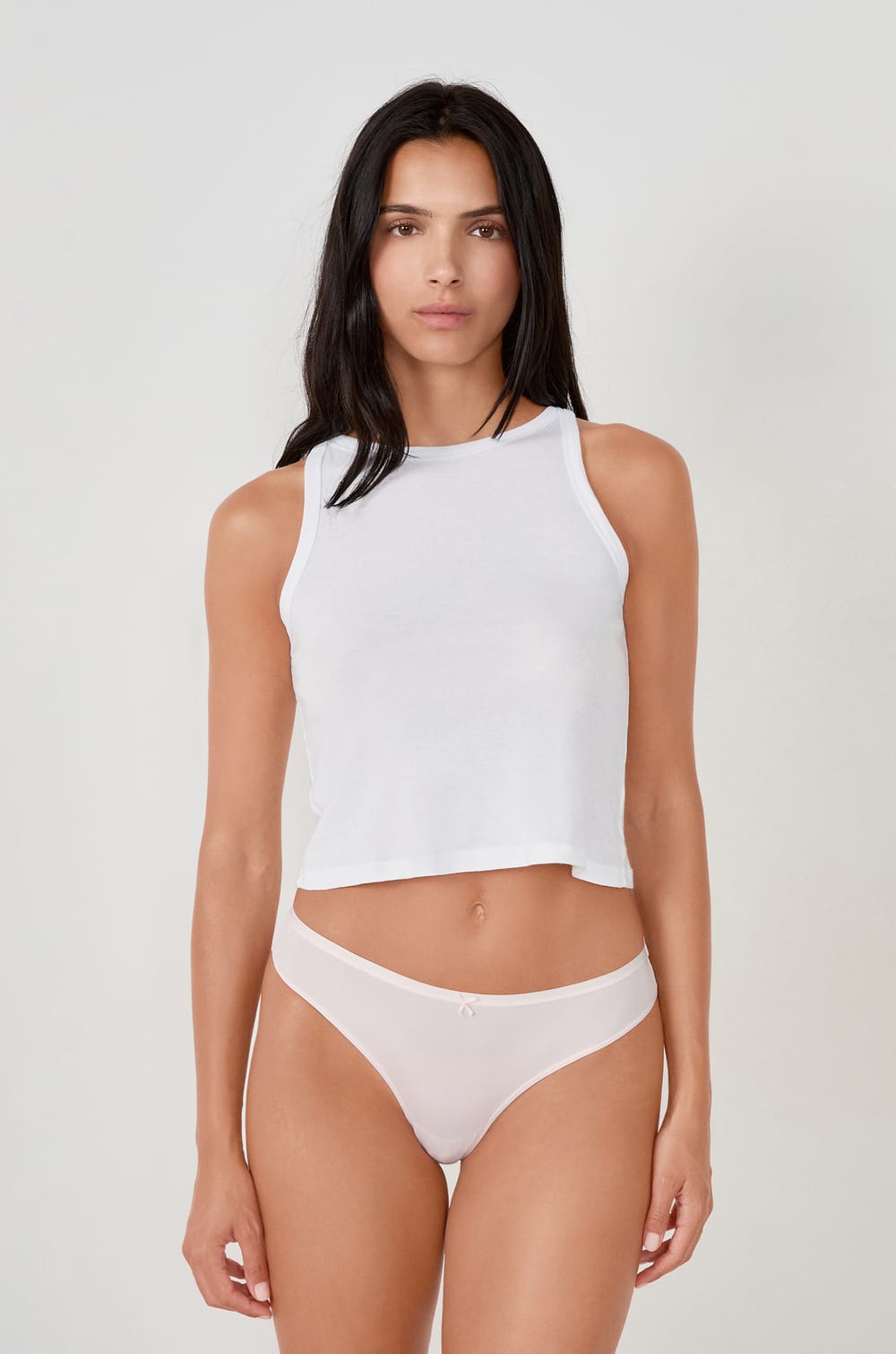 Pack of 5 microfibre tangas;${refinementColor}