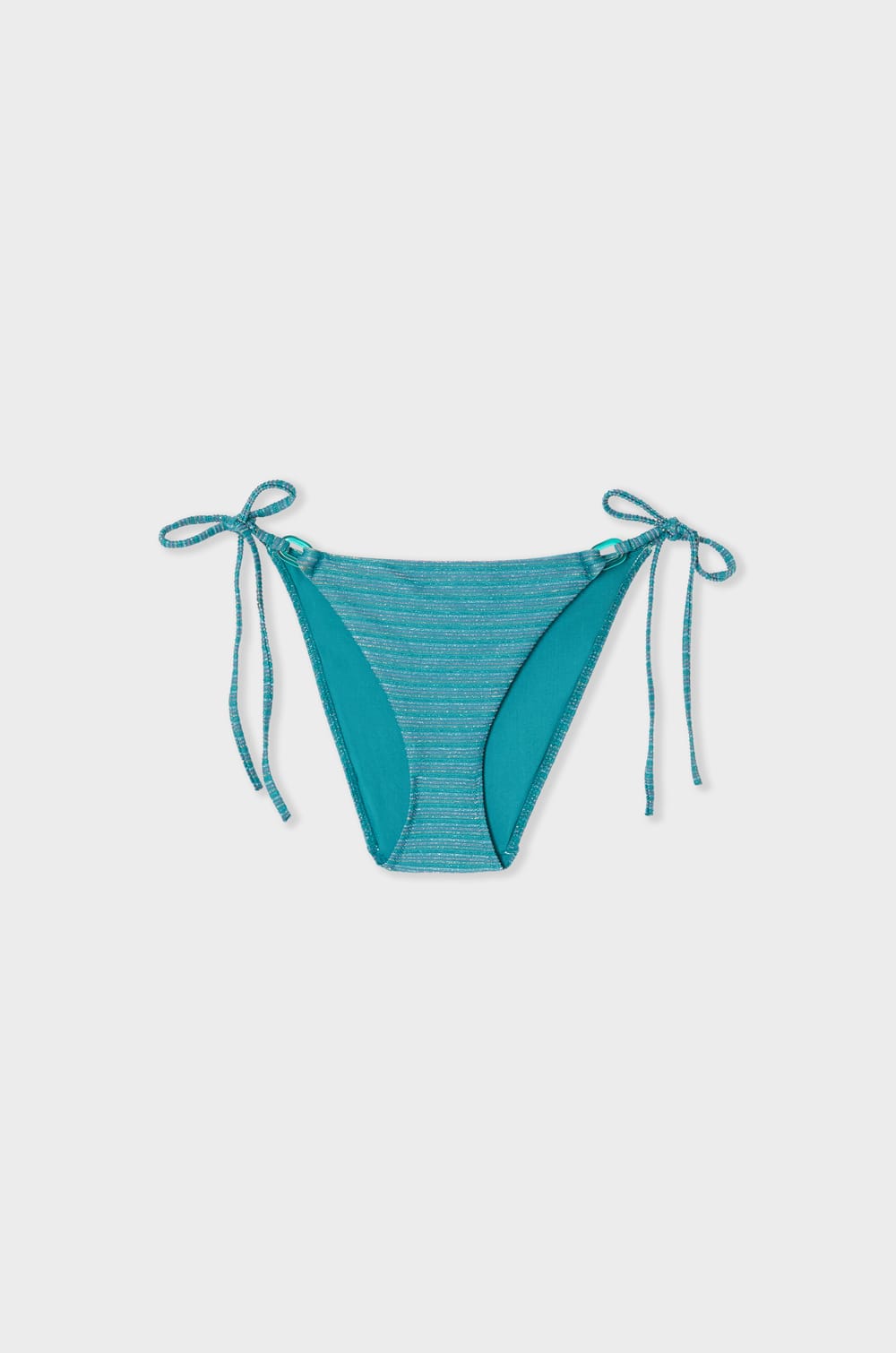 Sequined Tie-Side Bikini Bottom;${refinementColor}