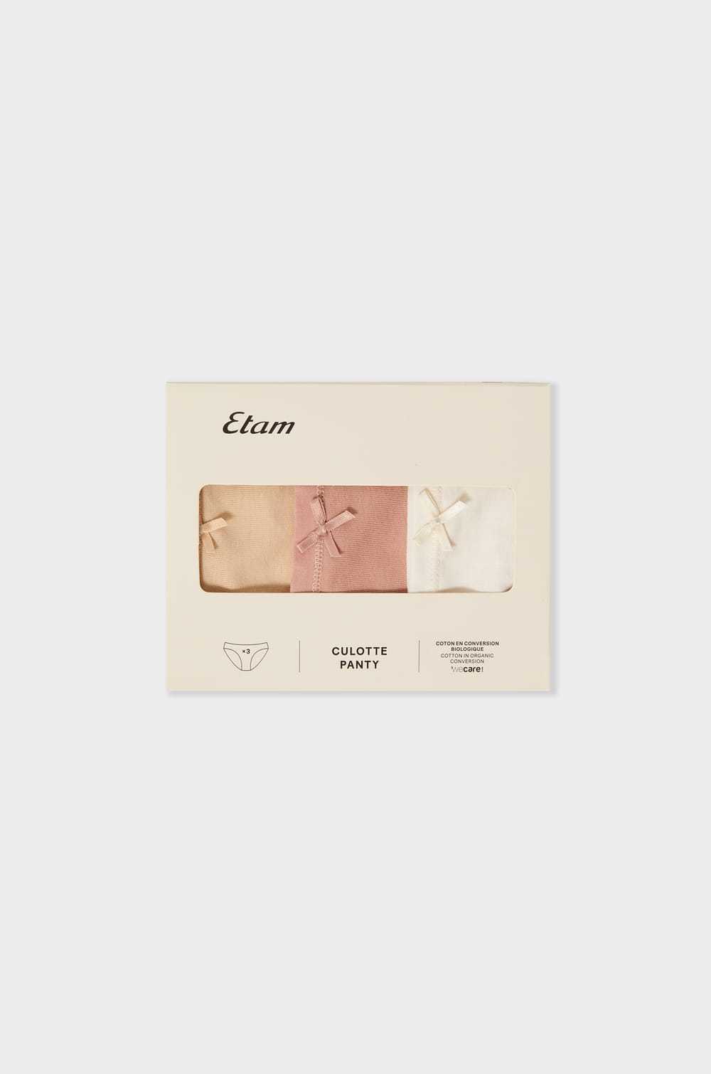 3er-Set Slips aus Bio-Baumwolle;${refinementColor}