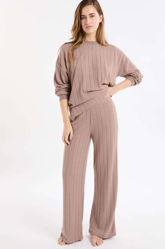 Weite Pyjama-Hose;${refinementColor}