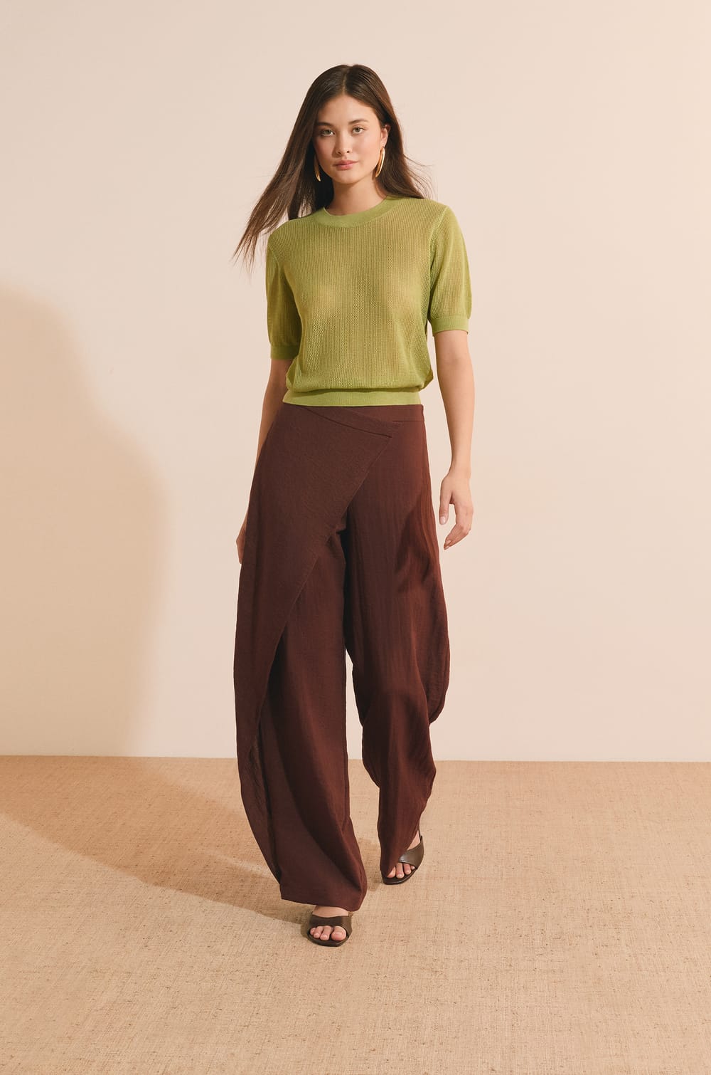 Pull manches courtes;${refinementColor}