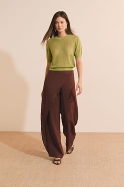 Pull manches courtes;${refinementColor}