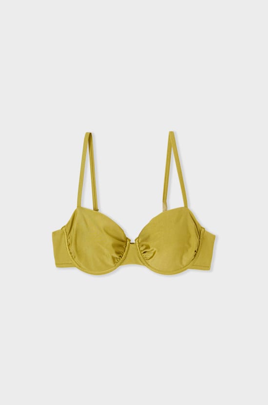 Haut de maillot de bain satin&eacute; ;${refinementColor}