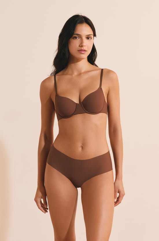 Soutien-gorge en microfibre;${refinementColor}