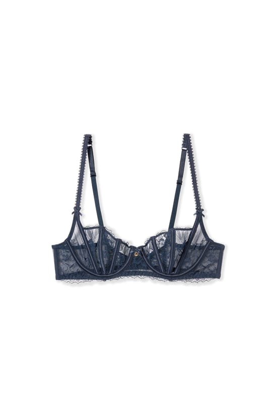 Soutien-gorge balconnet en dentelle;${refinementColor}