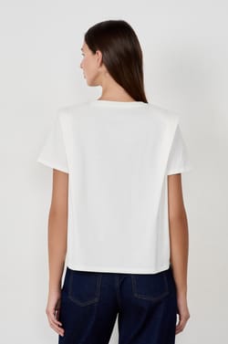 Short-sleeved cotton T-shirt;${refinementColor}