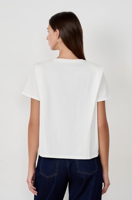 T-shirt manches courtes en coton;${refinementColor}