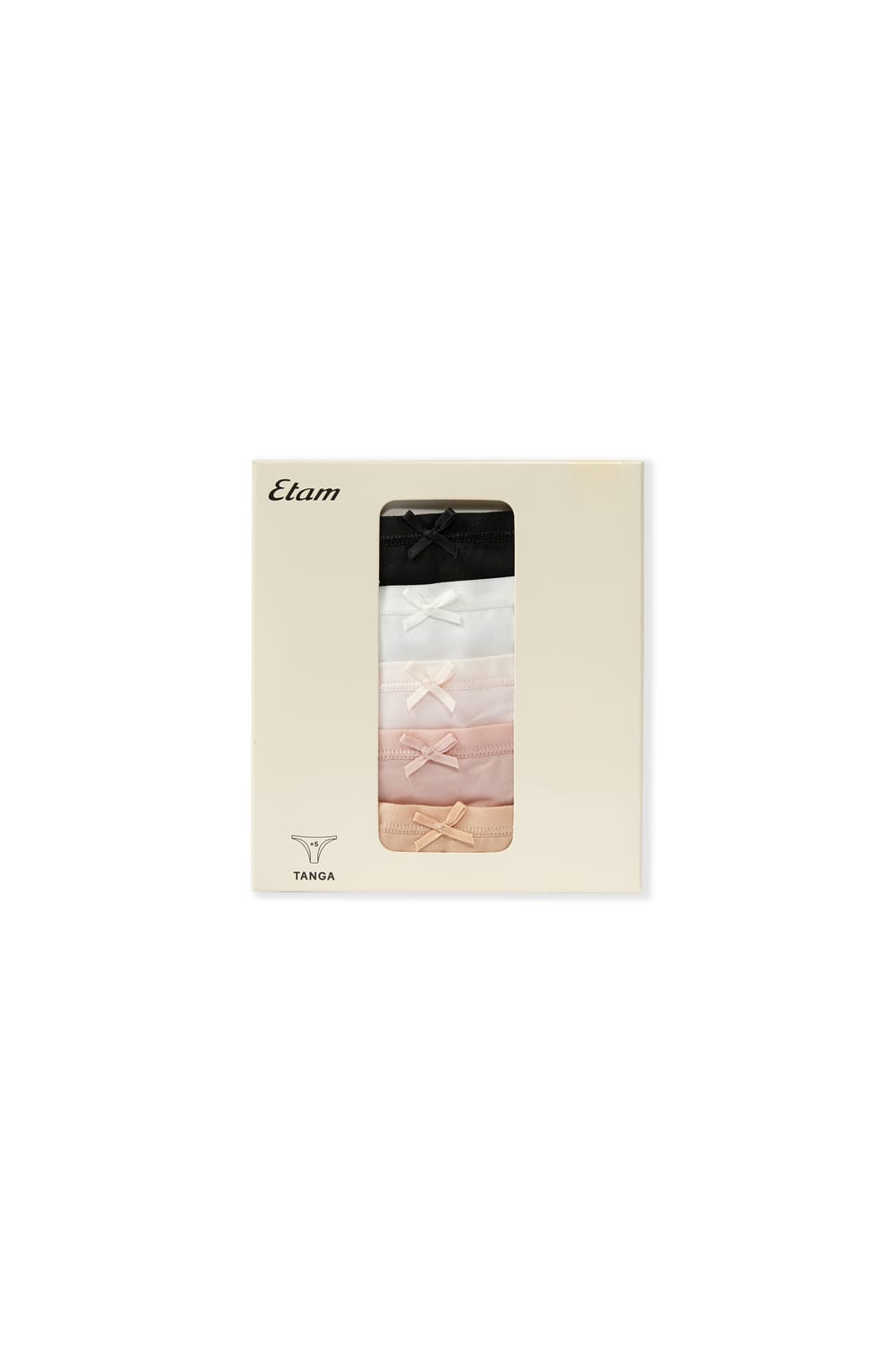 Pack of 5 microfibre tangas;${refinementColor}