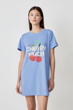 Chemise de pyjama en coton;${refinementColor}
