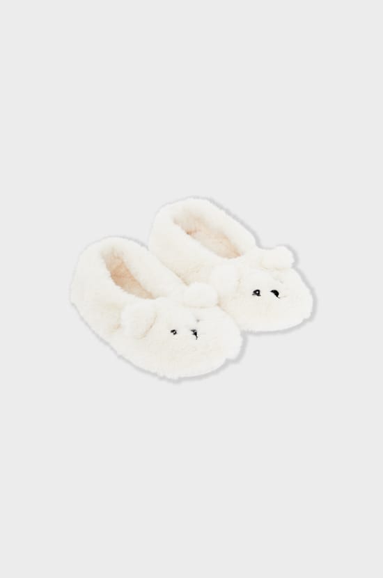 Chaussons en fausse fourrure;${refinementColor}