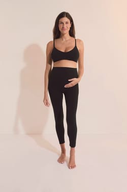 Legging de maternit&eacute; avec coton;${refinementColor}
