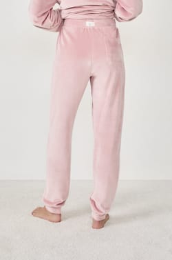 Pantalon de pyjama effet velours;${refinementColor}