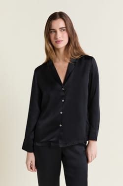 Silk Pyjama Shirt;${refinementColor}
