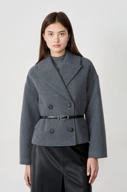 Short Peacoat;${refinementColor}