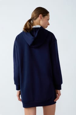 Snoopy Peanuts&copy; Cotton Hooded Pyjama Sweatshirt;${refinementColor}