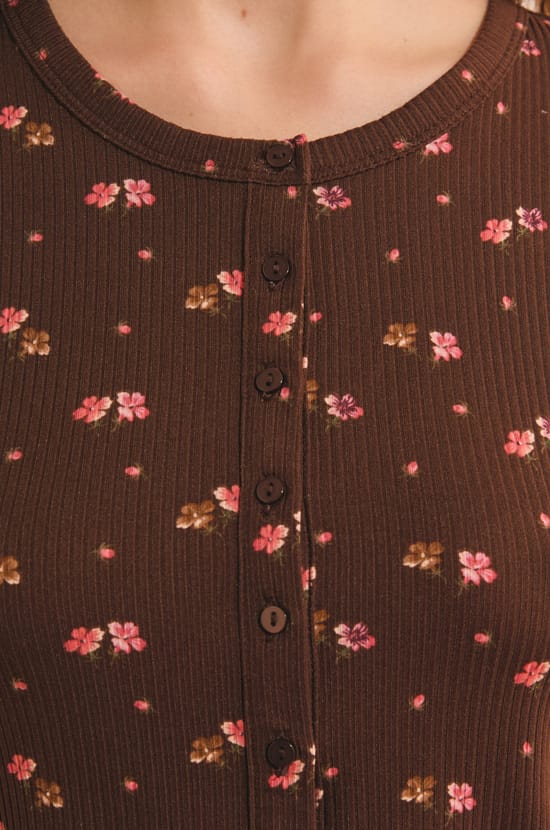 T-shirt manches longues &agrave; motifs;${refinementColor}