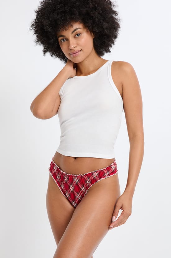 Pack of 2 Cotton Tangas;${refinementColor}