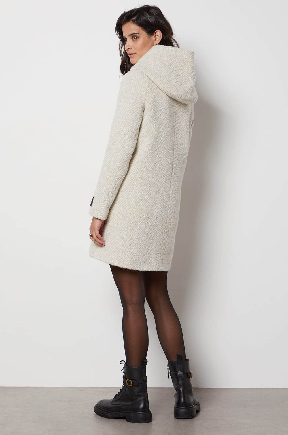 Etam Manteau Laine Capuche Femme Etam Manteau Beige Capuche Femme