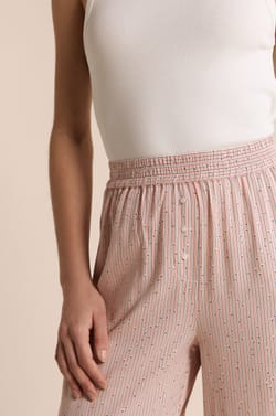 Pantalon de pyjama &agrave; motifs;${refinementColor}