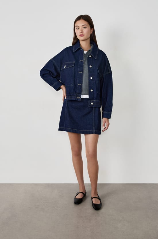 Veste en jean;${refinementColor}
