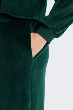 Pantalon de pyjama en velours;${refinementColor}