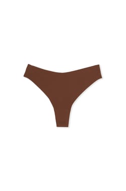 Tanga high leg en microfibre;${refinementColor}