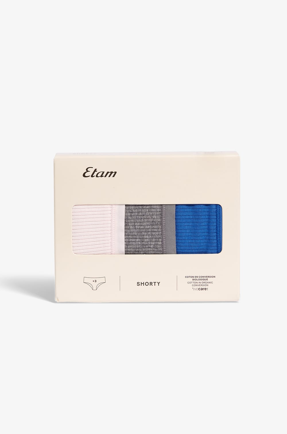 3-Pack of Cotton Shorties;${refinementColor}