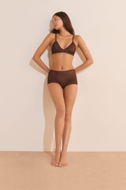 Shorty en microfibre &agrave; motifs l&eacute;opard;${refinementColor}