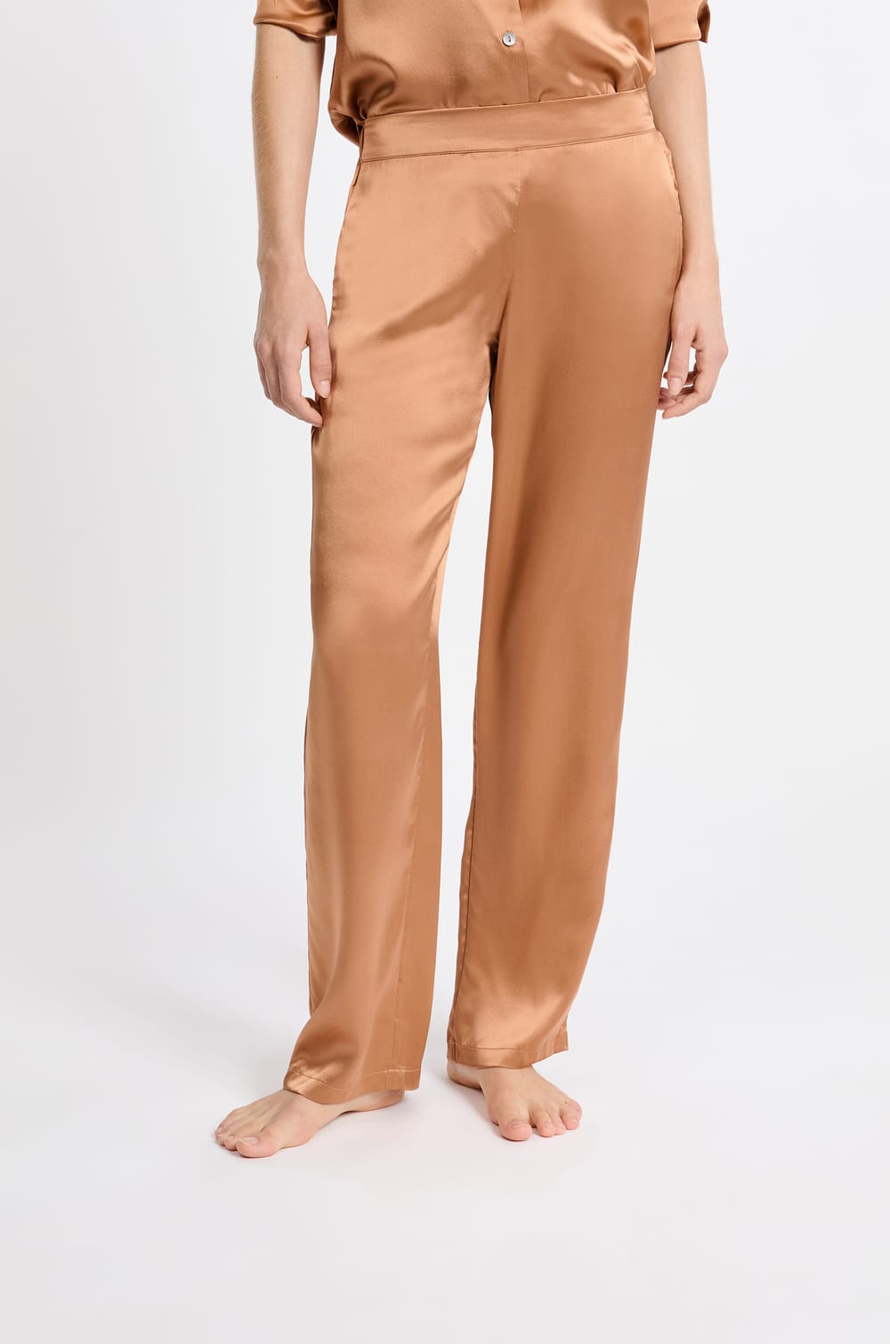 Washable Silk Pajama Pants;${refinementColor}