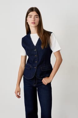 Gilet sans manches à boutons;${refinementColor}