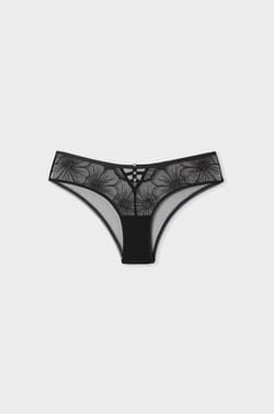 Boyshort with embroidery;${refinementColor}