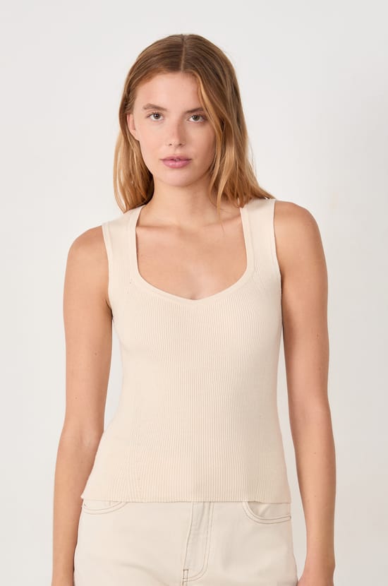 Pull débardeur en tricot;${refinementColor}
