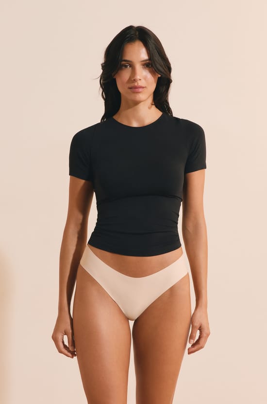 Culotte en microfibre;${refinementColor}
