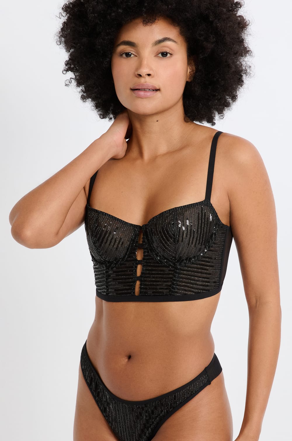Bra N.9 - Sequin Bustier;${refinementColor}