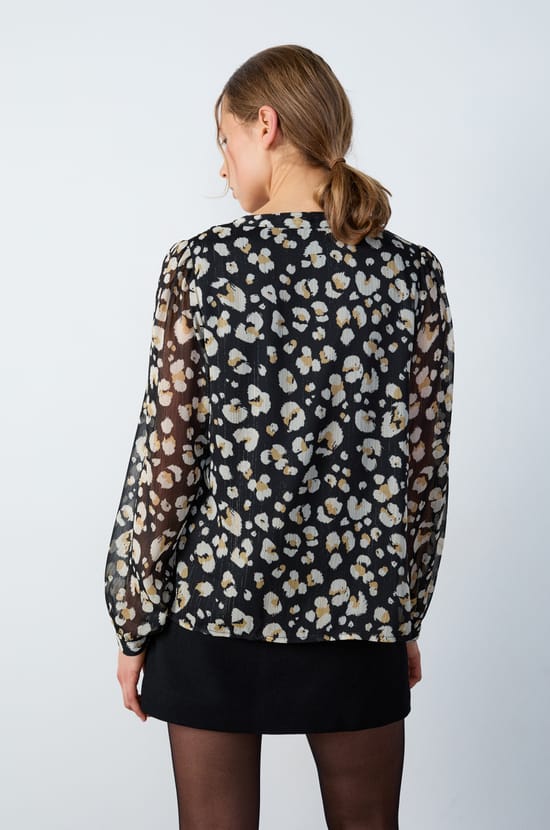 Printed Blouse;${refinementColor}